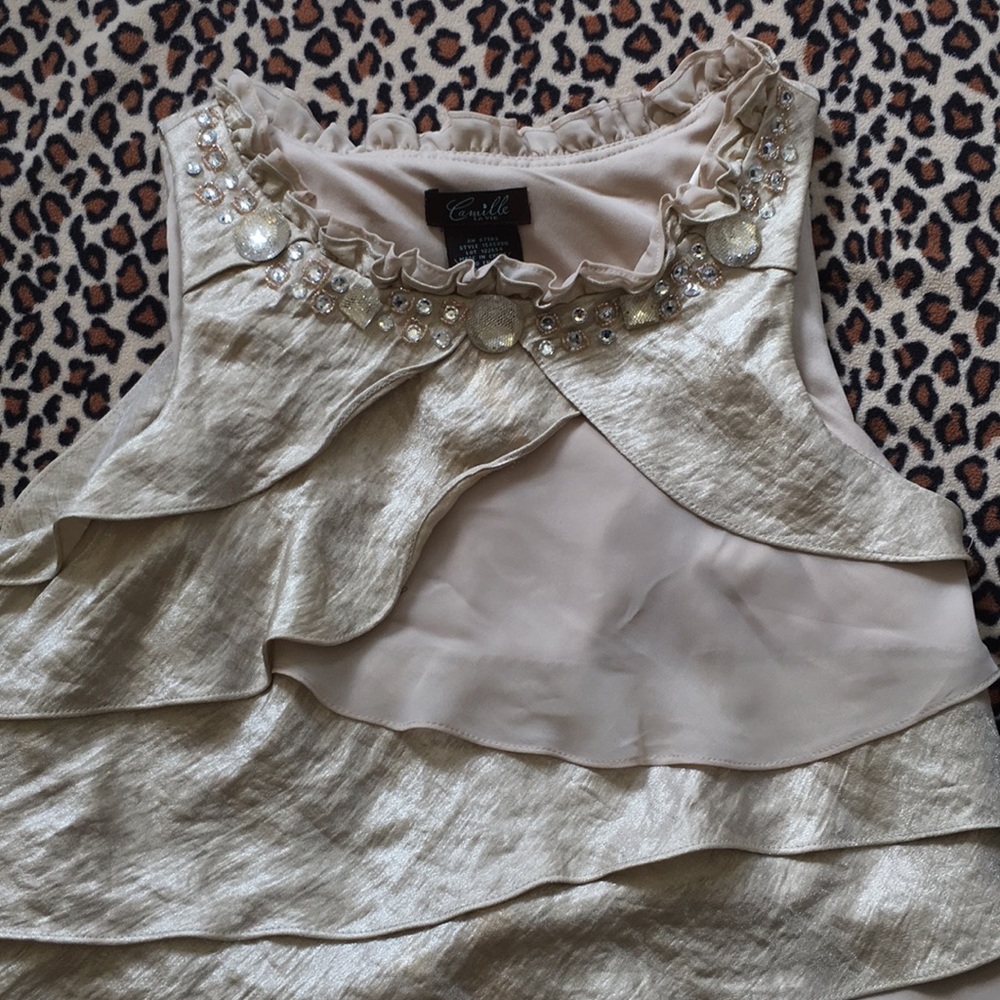 CRISTAL DETAIL DRESS - Picture 3 of 6